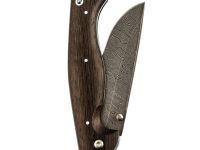 Складной нож Сибиряк, сталь дамаск, рукоять венге