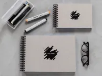 Скетчбук для маркеров FALAFEL BOOKS А5 S5 Grey Marker paper