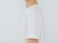 Футболка с цветочной вышивкой, Белый