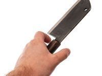 Тяпка для мяса След Ковки, сталь У8, рукоять дерево