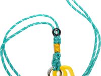 шнурок плетёный бирюзовый