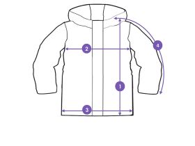 Куртка текстильная с полиуретановым покрытием для девочек