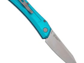 Автоматический нож Pro-Tech Oligarch, сталь MagnaCut, рукоять алюминий, бирюзовый