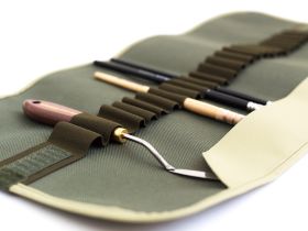 Скрутка для хранения кистей Малевичъ 26х48 см, оливковый