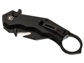 Складной нож-керамбит CIVIVI Amaroq, сталь Nitro-V, рукоять алюминий, черный