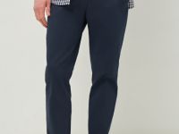 Брюки-чиносы из твила, Синий