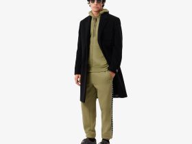 Мужские спортивные брюки Lacoste приталенного кроя