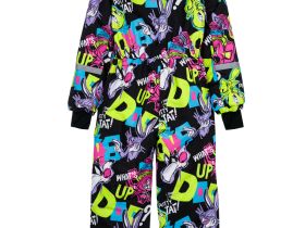 Комбинезон текстильный с полиуретановым покрытием для девочек