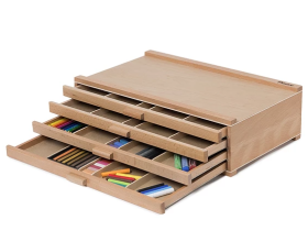 Органайзер Pinax PC-4D для пастели и карандашей, 4 лотка 40*25,5*11 см бук