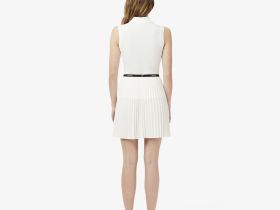 Короткая плиссированная юбка Lacoste