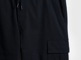 Джоггеры из твила с карго-карманами, Черный