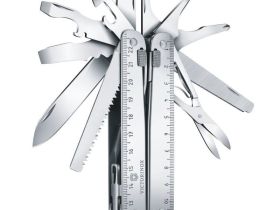 Мультитул Victorinox SwissTool, сталь X50CrMoV15, рукоять нержавеющая сталь, серый