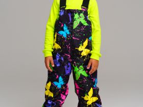 Комплект текстильный с полиуретановым покрытием для девочек: куртка, полукомбинезон