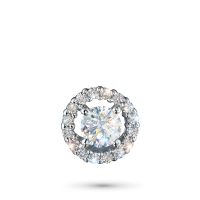 Классическая подвеска из серебра э0612пд03182000_white