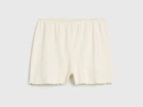 Шорты пижамные из трикотажа пуантель, Желтый