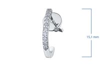 Пусеты из белого золота с бриллиантами э0901пс07190580