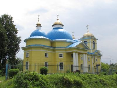 Никольская церковь (деревянная) с интерьером