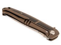 Складной нож Honor Caesar Elite, bronze, рукоять титан и карбон, сталь S35VN