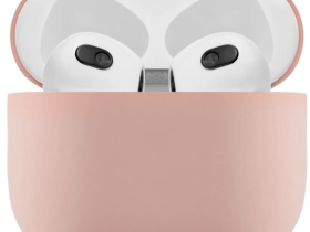 Чехол Silicone Case для AirPods 3 силиконовый (малиновый)