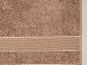 Полотенце махровое Tesoro, бежевое