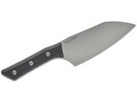 Нож кухонный Сантоку Microtech Santoku Knife 6', сталь M390MK, рукоять G10, черный