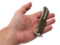 Складной нож Финка М сталь AUS8, рукоять G-10 хаки