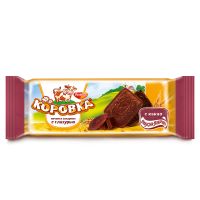 Печенье сахарное Коровка, с какао и глазурью, 100 гр