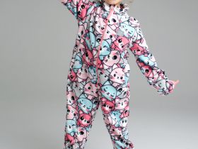 Комбинезон флисовый для девочки