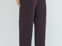 Широкие трикотажные брюки Wide leg, Фиолетовый