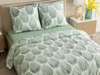 Постельное белье Модико (зеленые листья) II