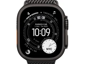 Смарт-часы Apple Watch Ultra 3 49mm Black Titanium Case with Black Titanium Milanese Loop (S)