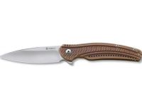 Складной нож CRKT Ripple 2 Bronze, сталь Acuto 440, рукоять нержавеющая сталь