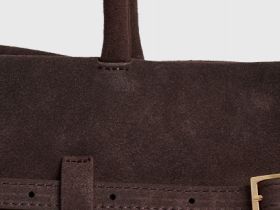 Сумка из натуральной замши, Коричневый