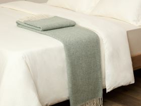 Плед Treccia, оливковый