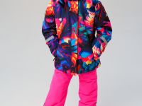 Куртка текстильная с полиуретановым покрытием для девочек