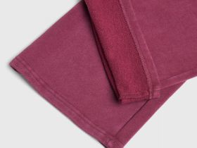 Широкие трикотажные брюки для девочек, Красный