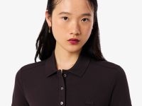 Женское поло Lacoste приталенного кроя из эластичного хлопка