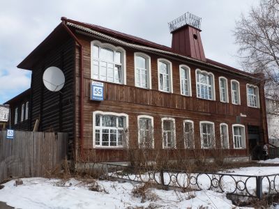 Дом, где с 1920 по 1928 гг. располагался Закаменский райком партии