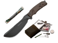 Мачете Fox Parang, сталь N690, рукоять Forprene + набор для выживания