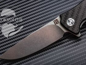 Складной нож Artisan Tradition mini,  сталь D2, рукоять карбон