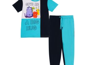 Комплект трикотажный для мальчиков: фуфайка (футболка), брюки