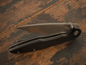 Складной нож CJRB Centros, сталь D2, рукоять G10, Black