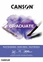 Альбом-склейка для смешанных техник Canson "Graduate Mix Media" 29,7x42 см 20 л 200 г