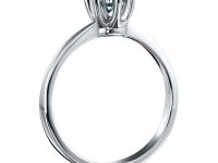 Кольцо из белого золота с бриллиантом э4001кц06160900