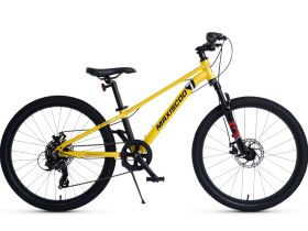 Подростковый велосипед Maxiscoo 7 Bike 24 M300, год 2024, цвет Зеленый