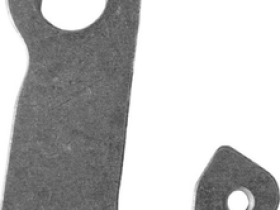 Держатель заднего переключателя "петух" Meta №240 фрезерованный (серебристый)