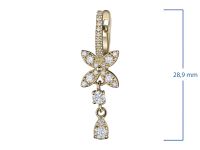 Серьги из желтого золота э0312сг04196200