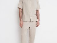 Брюки из муслина, Бежевый