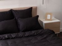 Постельное белье Black страйп-сатин I