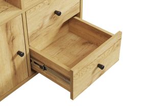 Стеллаж Кейн 6-75x75 Дуб Золотистый